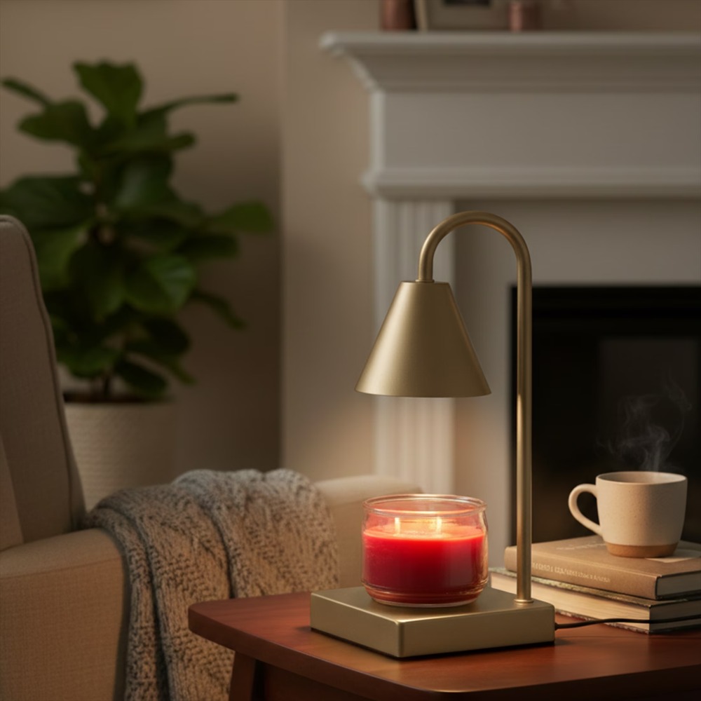 Candle Warmer Lamp Gold Electr - Home Decor Gold 리뷰 및 가격