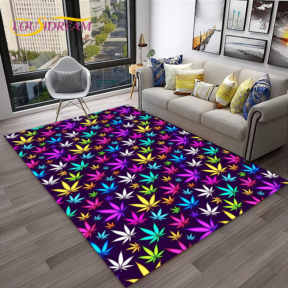 Weed Plants Maple Leaf Carpet  - Home Decor Online Free 리뷰 및 가격