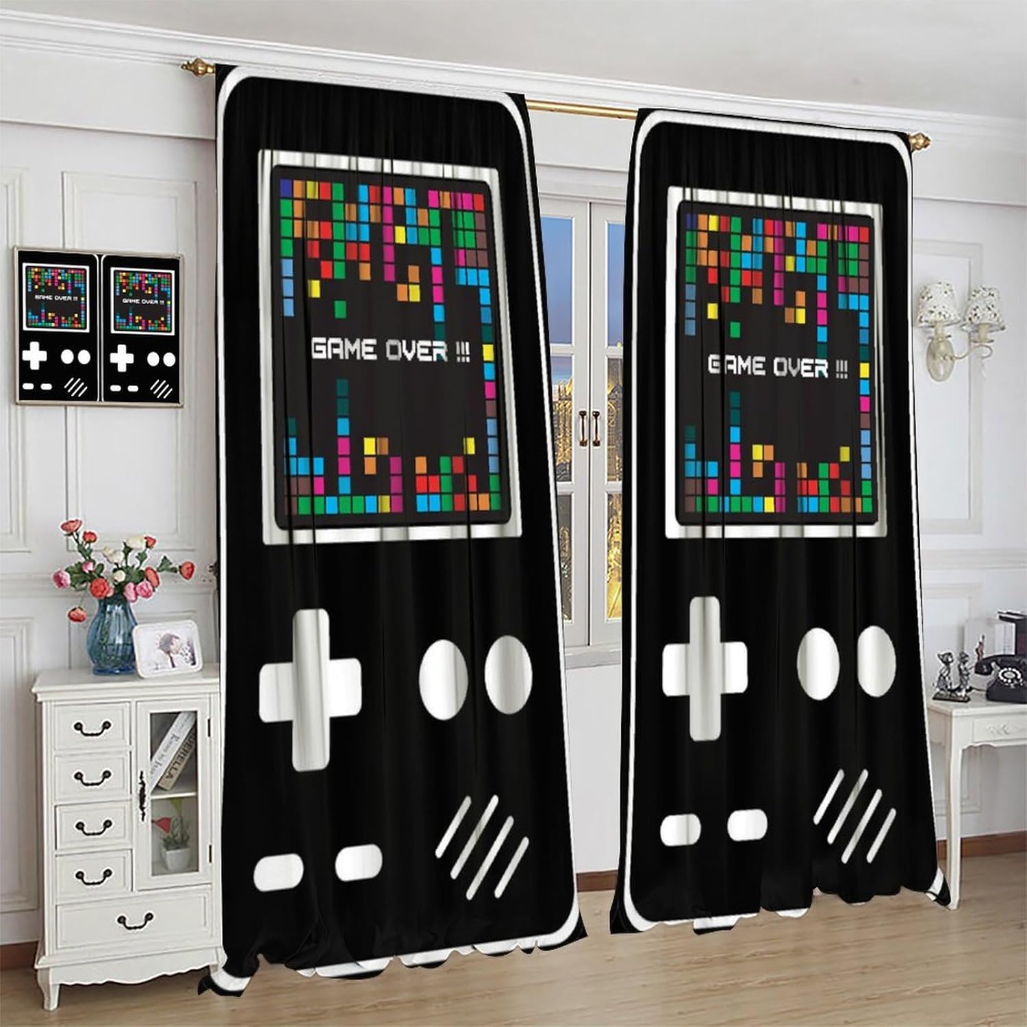 Kids Gaming Curtain for Bedroo - Home Decor Youtube Videos 리뷰 및 가격