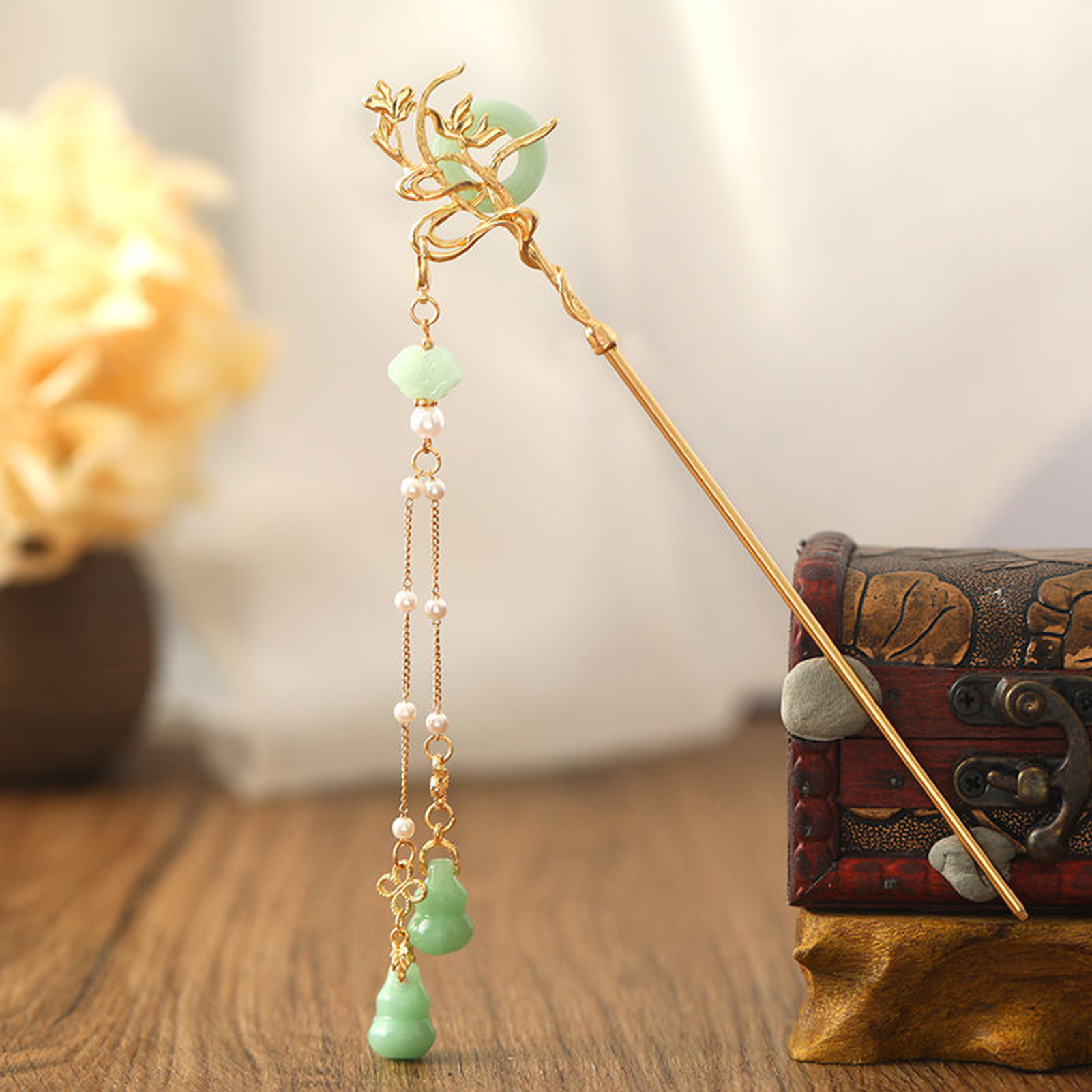 Chinese Style Glass Hairpin Fo - Home Decor Glass 리뷰 및 가격