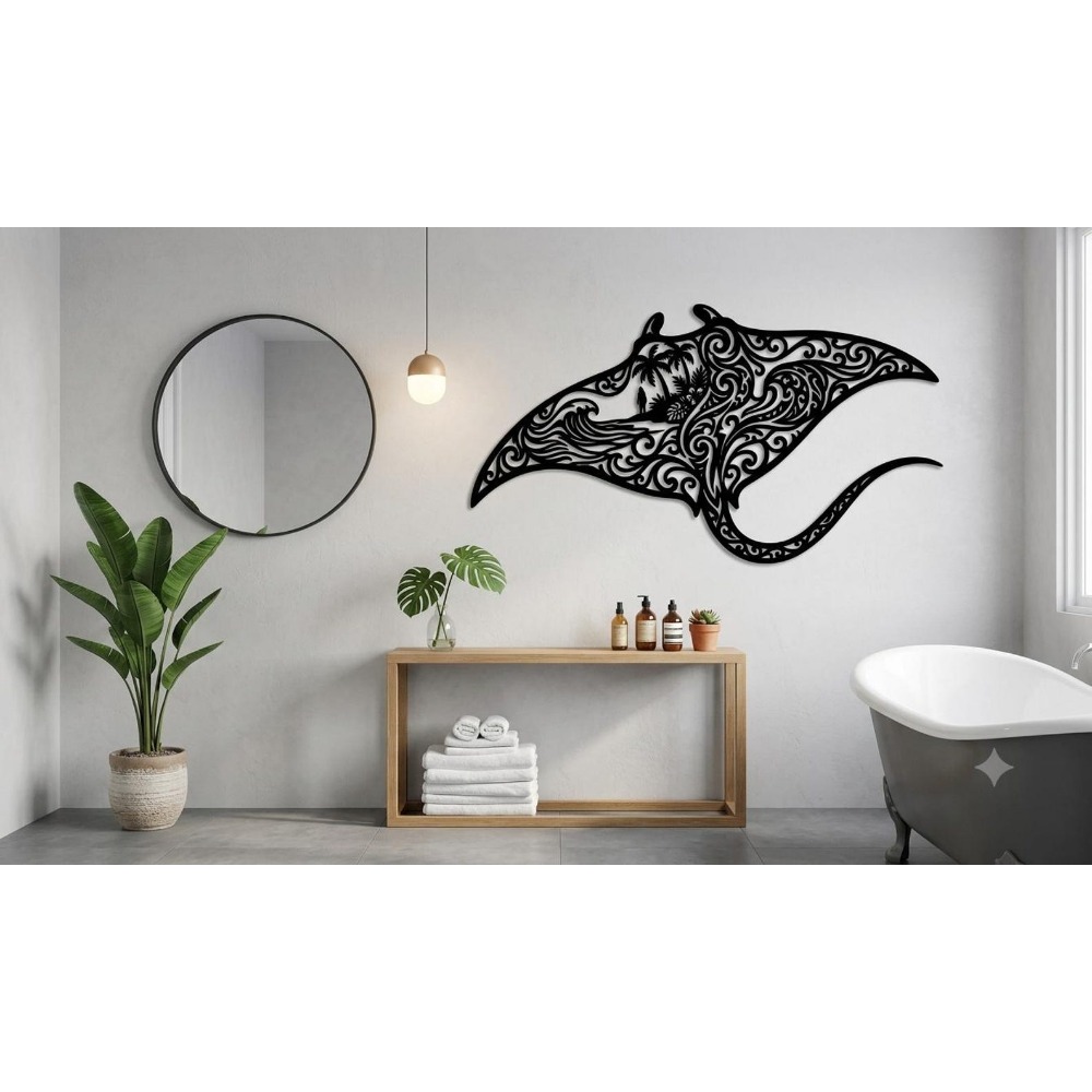 Brand Tribal Manta Ray Metal W - Home Decor Brand 리뷰 및 가격