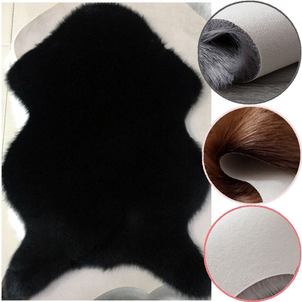 40x60cm New Carpet Plush Soft  - Cowhide Rug Faux 리뷰 및 가격