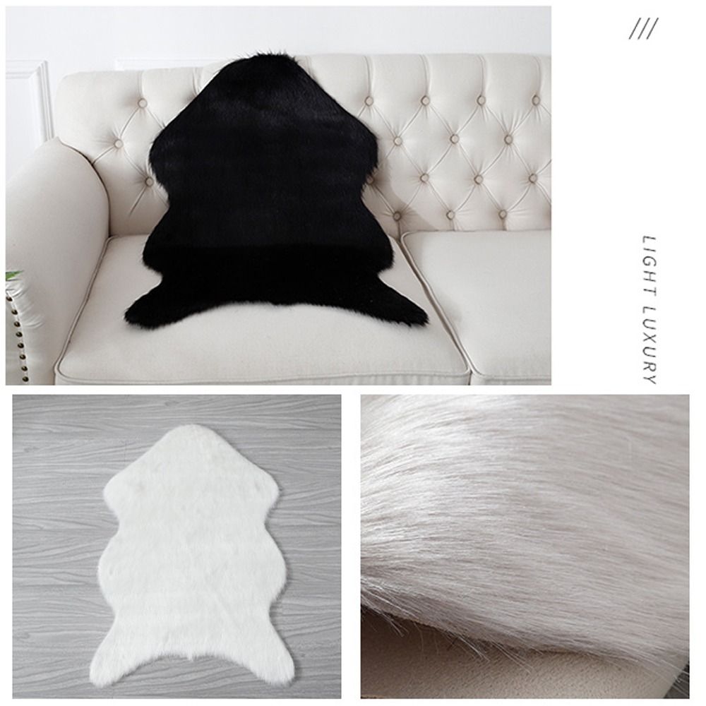 40x60cm New Carpet Plush Soft  - Cowhide Rug Faux 리뷰 및 가격