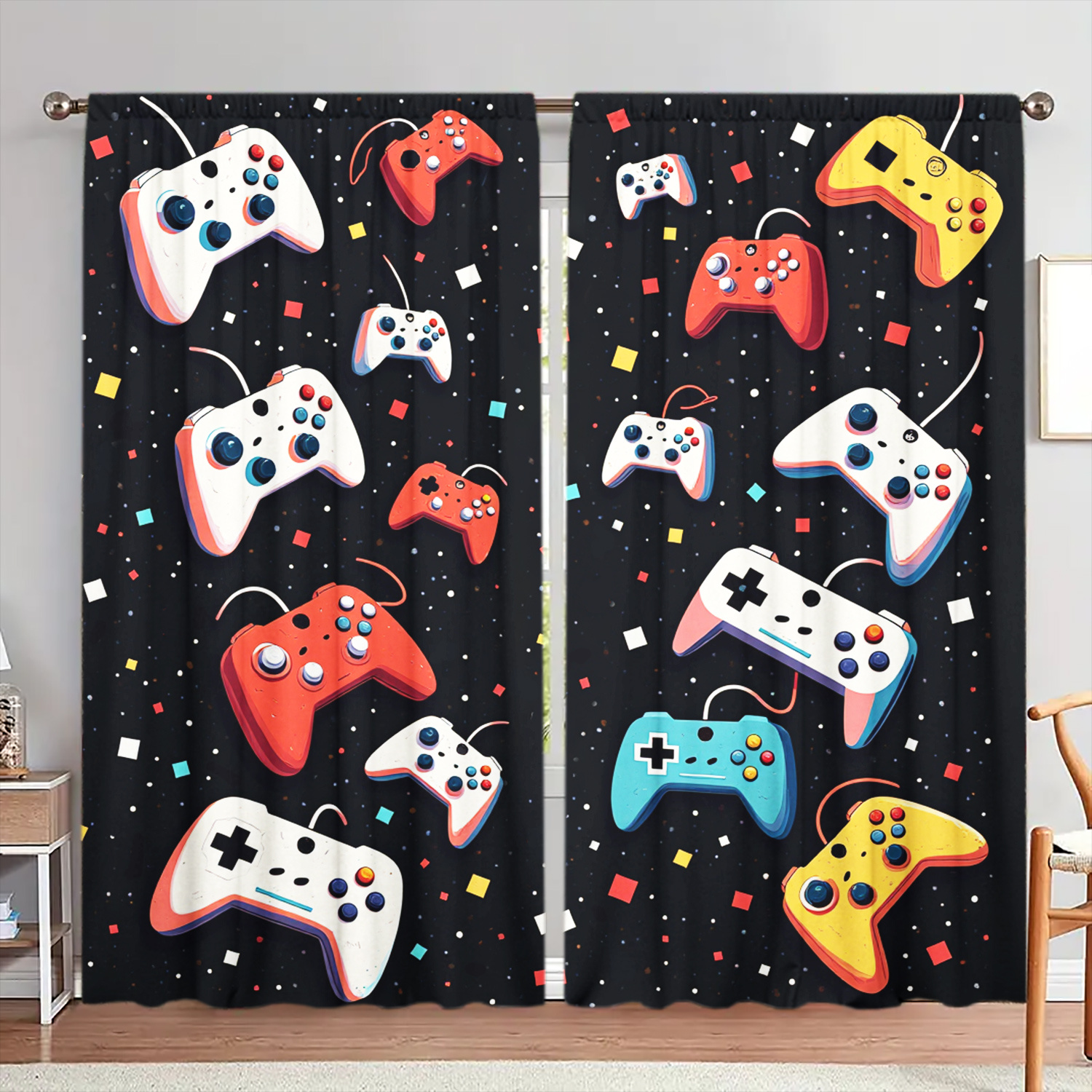 Gamer Room Decor Curtains Blac - Home Decor Youtube Videos 리뷰 및 가격