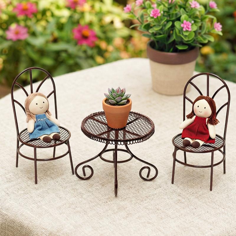 1/3Pcs Dollhouse Garden Displa - Home Decor Outdoor 리뷰 및 가격