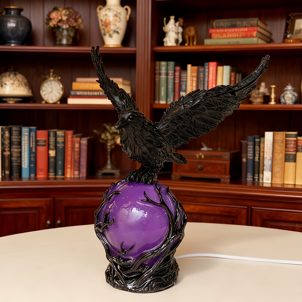 Mysterious Raven Moonlight Lam - Home Decor Outdoor 리뷰 및 가격