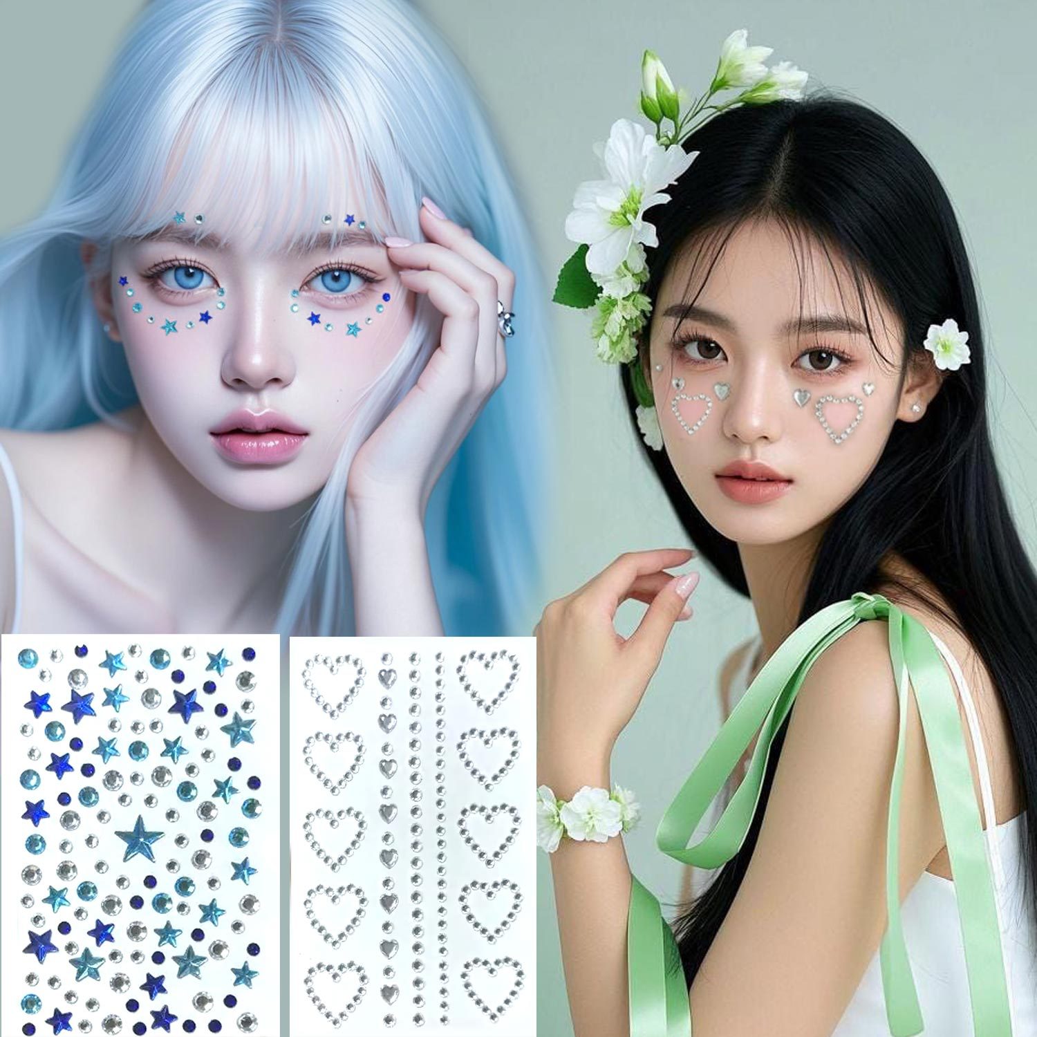 Star Diamond Stickers Acrylic  - Home Decor Sticker 리뷰 및 가격