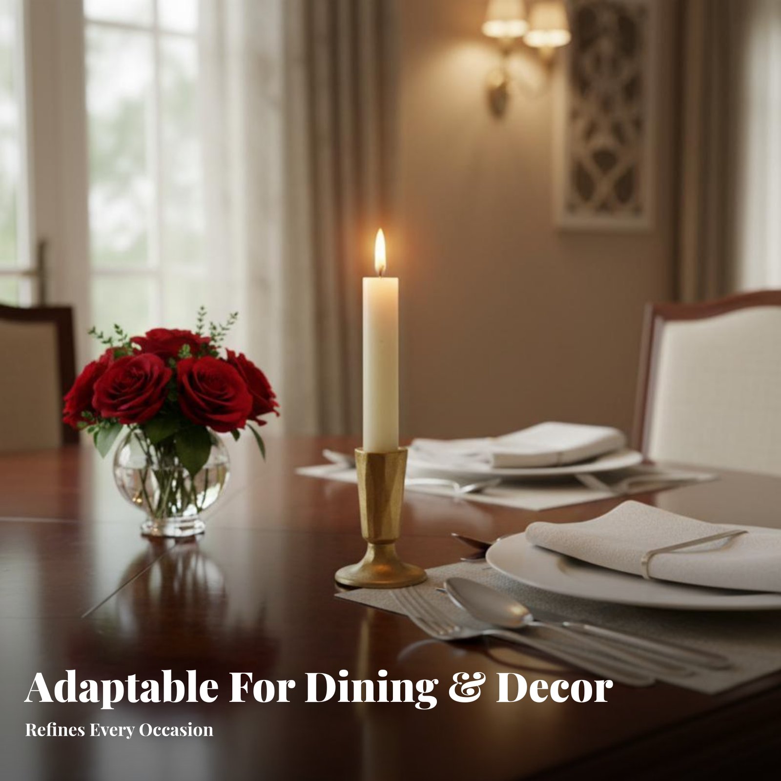 Gold Cast Iron Candle Holder,  - Home Decor Gold 리뷰 및 가격