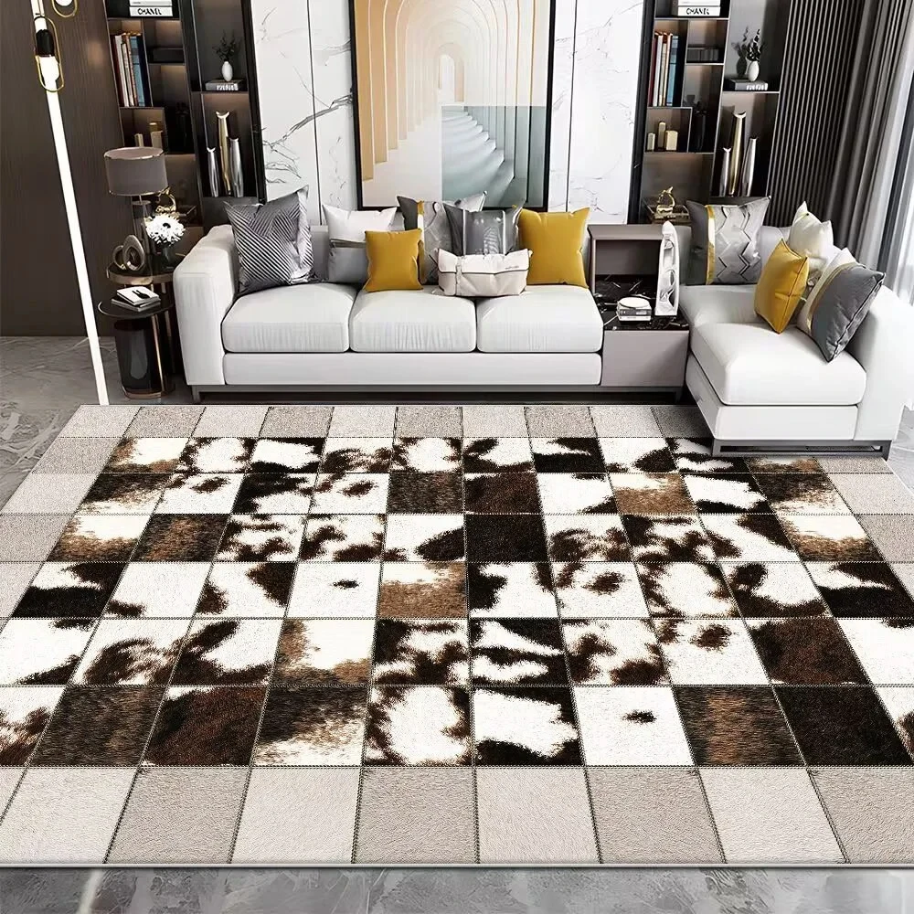 Modern Imitation Cowhide Luxur - Cowhide Rug Faux 리뷰 및 가격