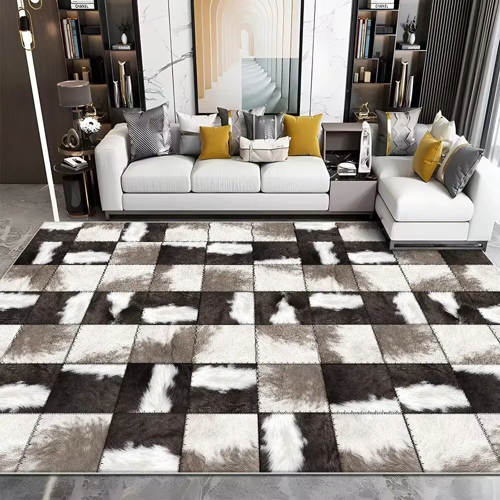 Modern Imitation Cowhide Luxur - Cowhide Rug Faux 리뷰 및 가격