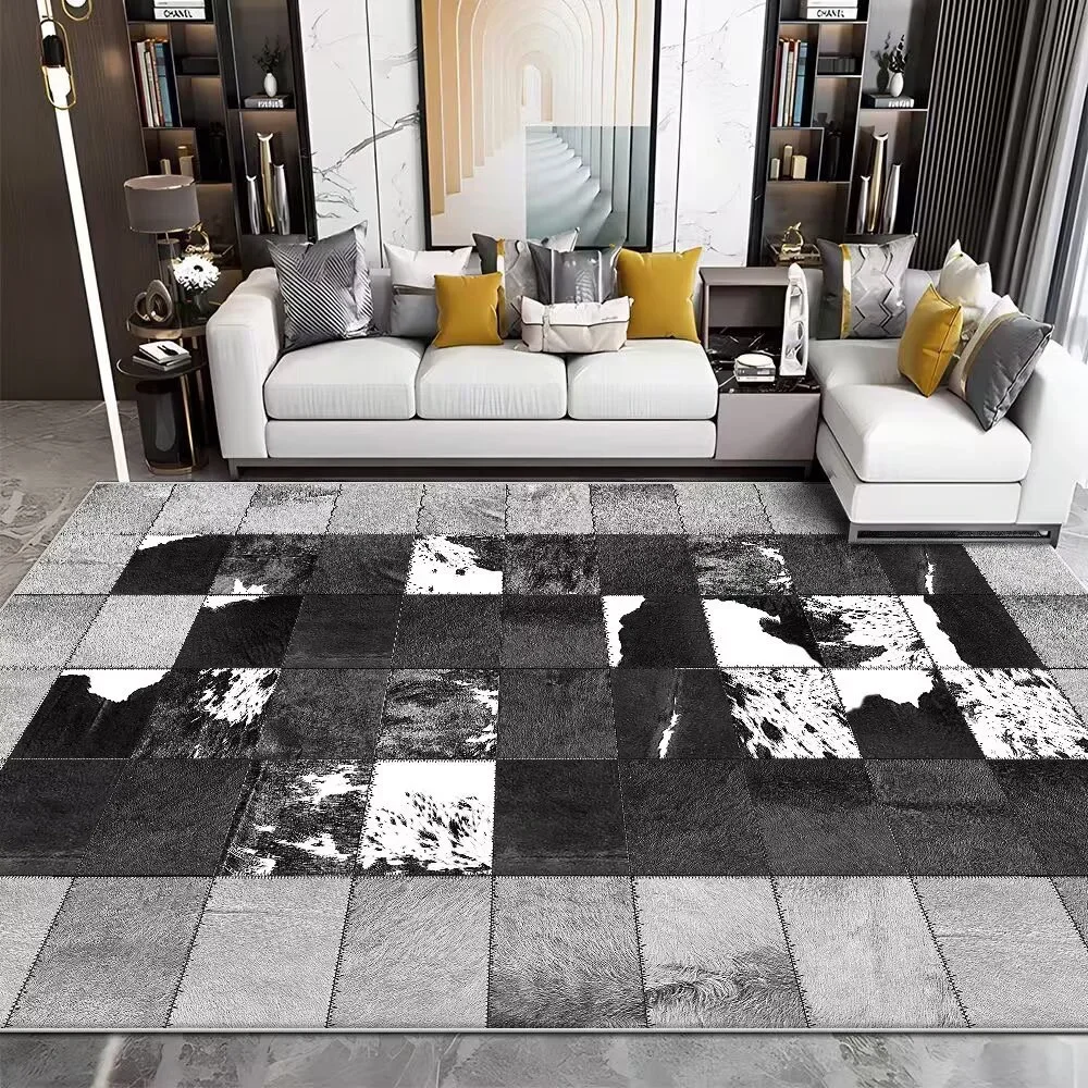 Modern Imitation Cowhide Luxur - Cowhide Rug Faux 리뷰 및 가격