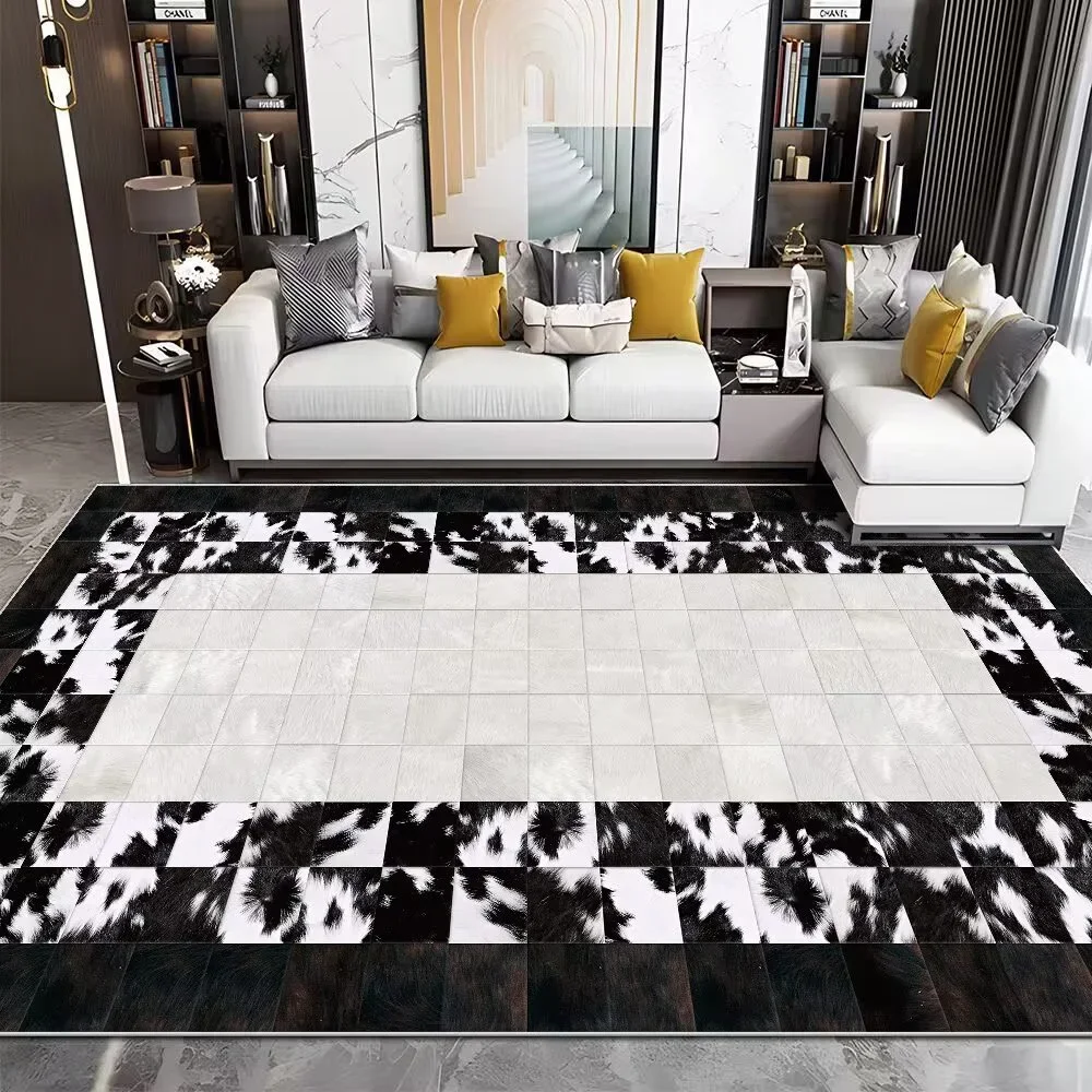 Modern Imitation Cowhide Luxur - Cowhide Rug Faux 리뷰 및 가격