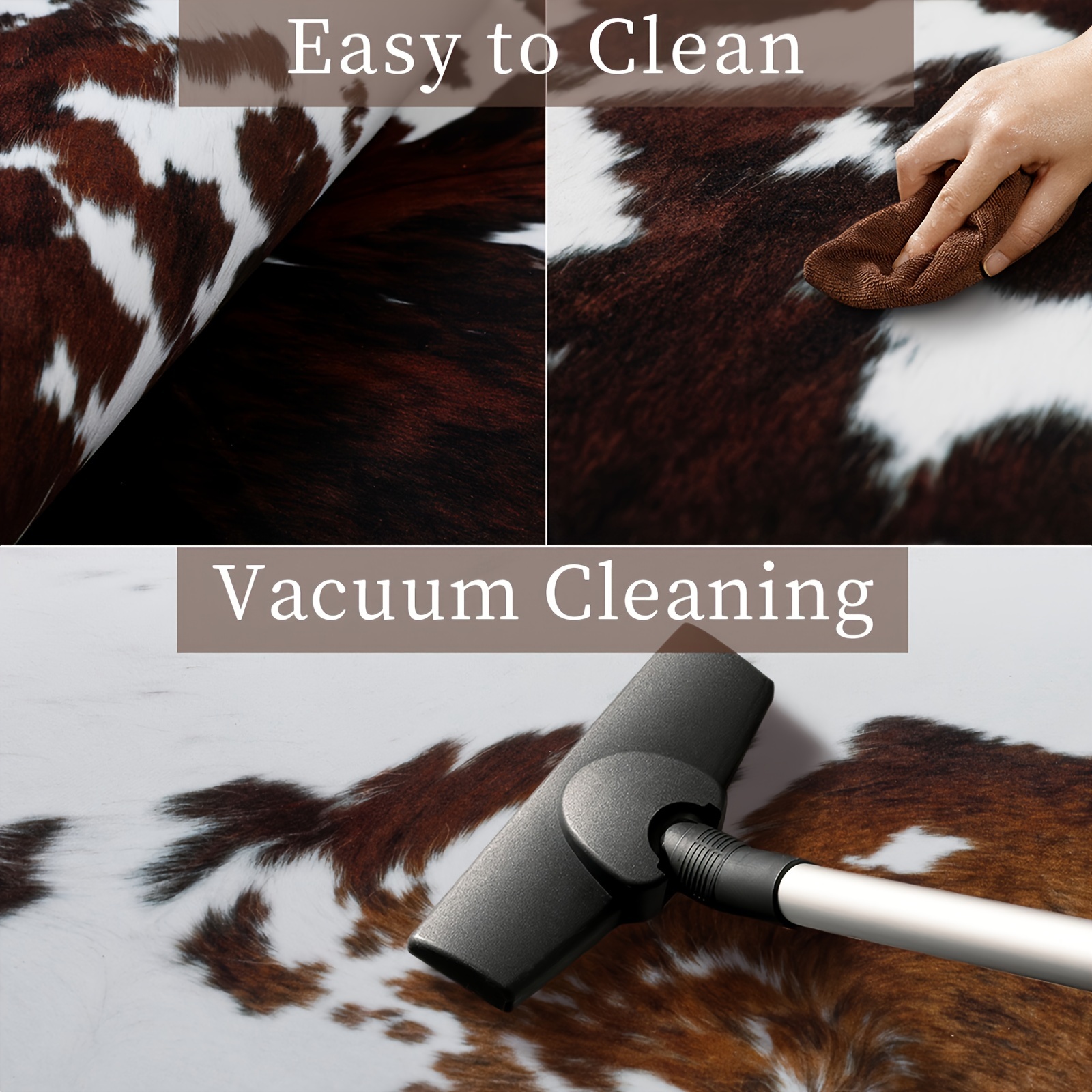 Western-Inspired Faux Cowhide  - Cowhide Rug Faux 리뷰 및 가격