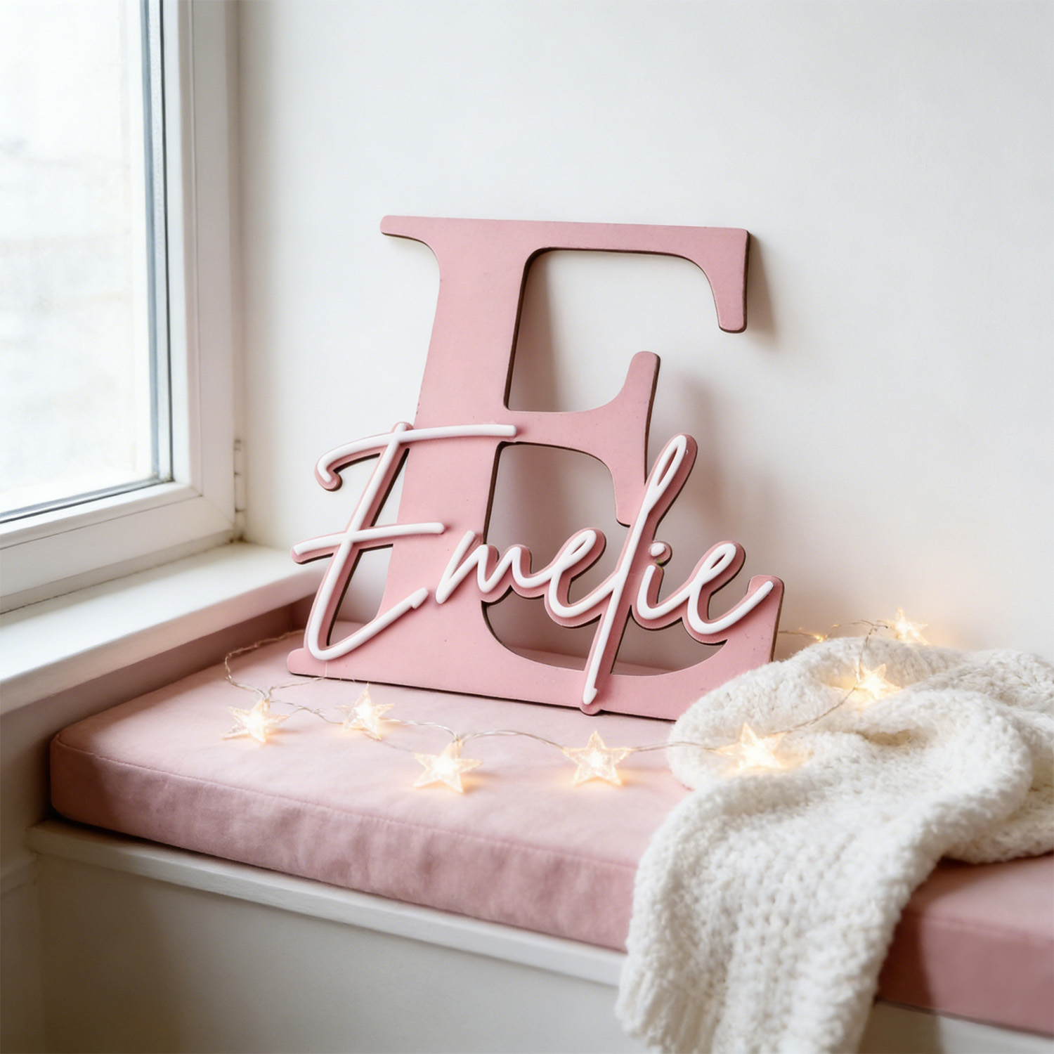 1pc Double-layer Wooden Name D - Home Decor Unique 리뷰 및 가격