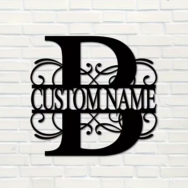 Classic Custom Monogram Metal  - Home Decor Outdoor 리뷰 및 가격