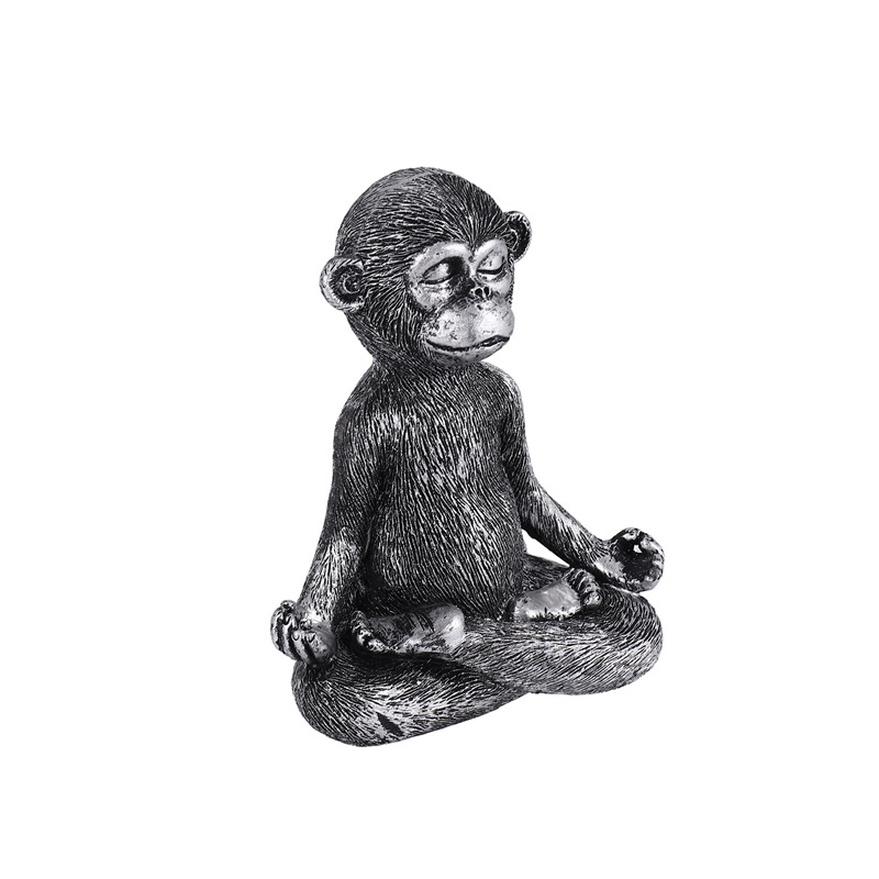 Meditating Monkey Statue Resin - Home Decor Outdoor 리뷰 및 가격
