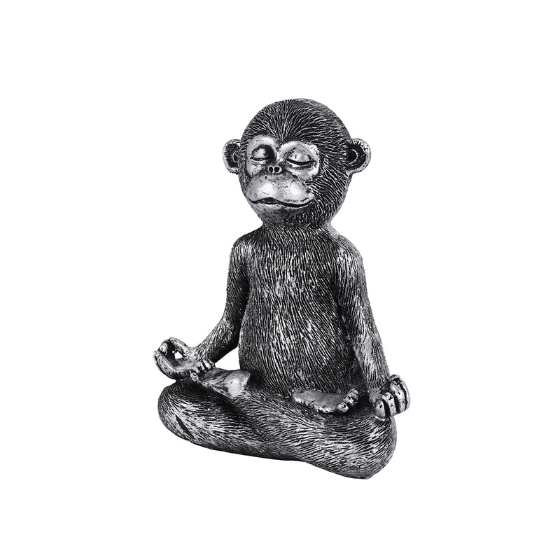 Meditating Monkey Statue Resin - Home Decor Outdoor 리뷰 및 가격