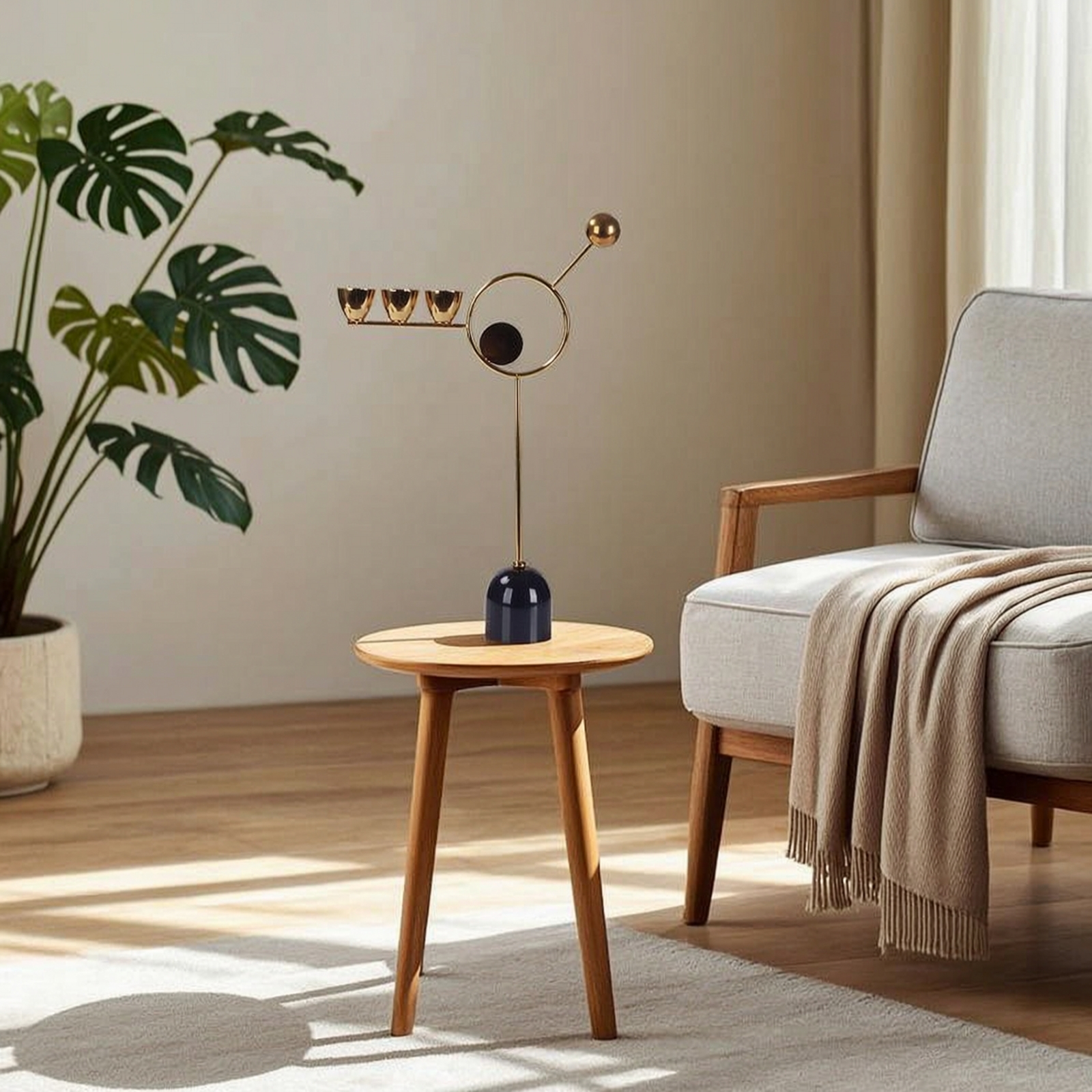 Abstract Gold-toned Candle Hol - Home Decor Gold 리뷰 및 가격