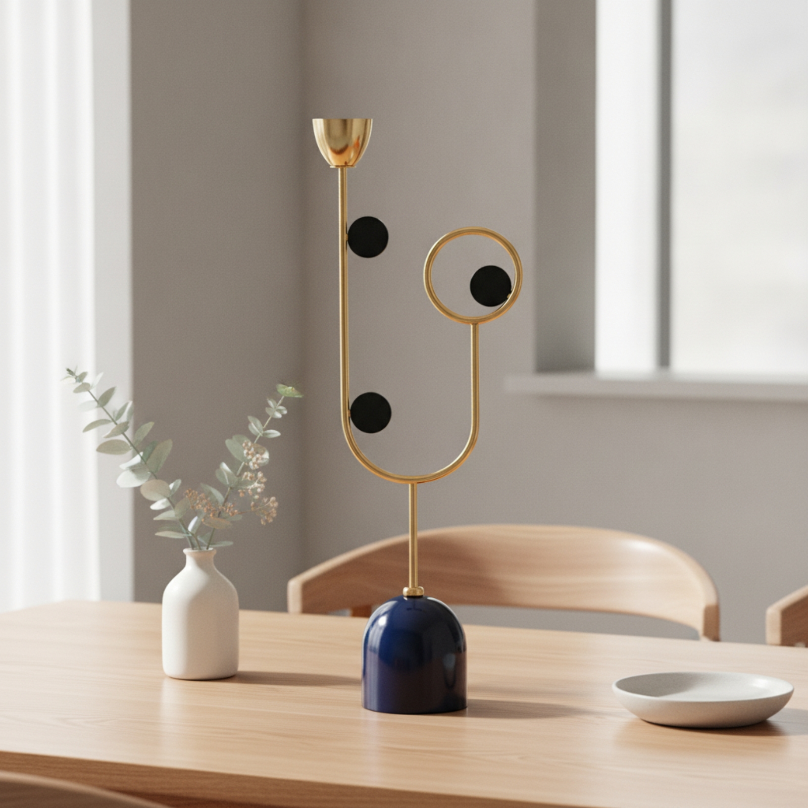 Abstract Gold-toned Candle Hol - Home Decor Gold 리뷰 및 가격