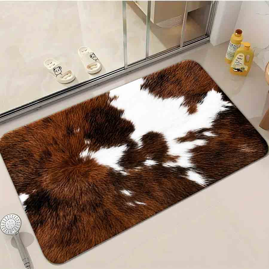 1/2/3Pcs Flannel Kitchen Mat—M - Cowhide Rug Faux 리뷰 및 가격
