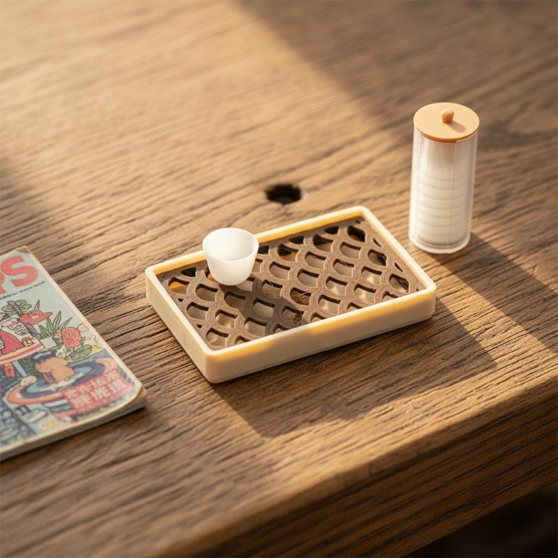 Miniature Tea Tray Set for Dol - Home Decor Deals 리뷰 및 가격