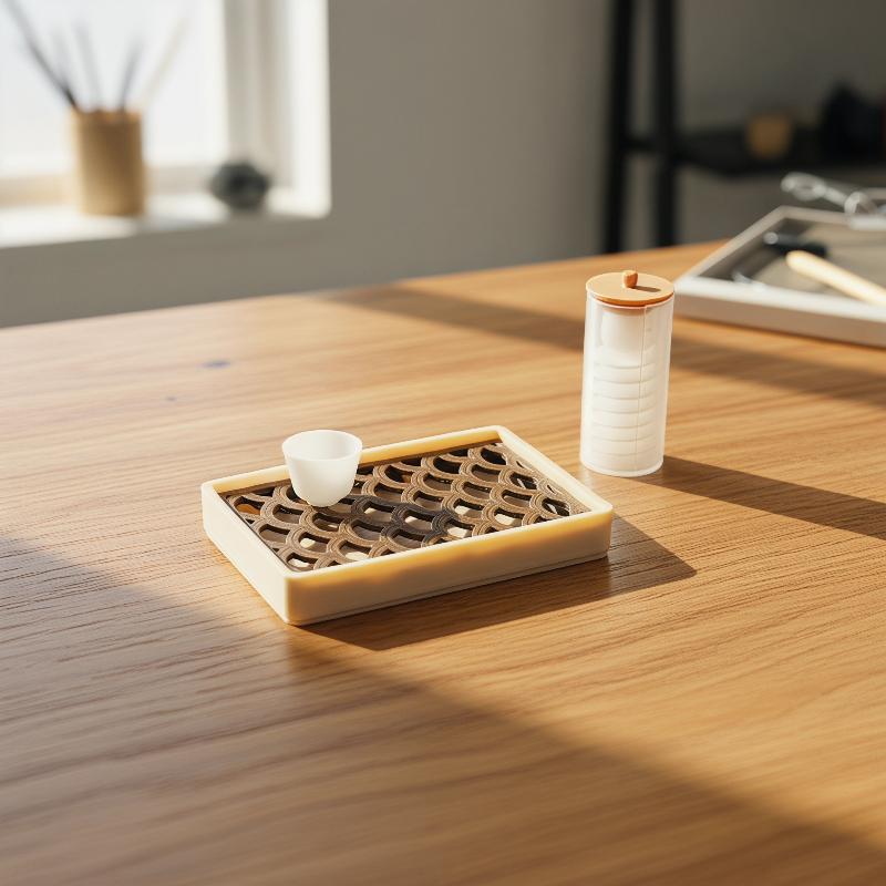 Miniature Tea Tray Set for Dol - Home Decor Deals 리뷰 및 가격