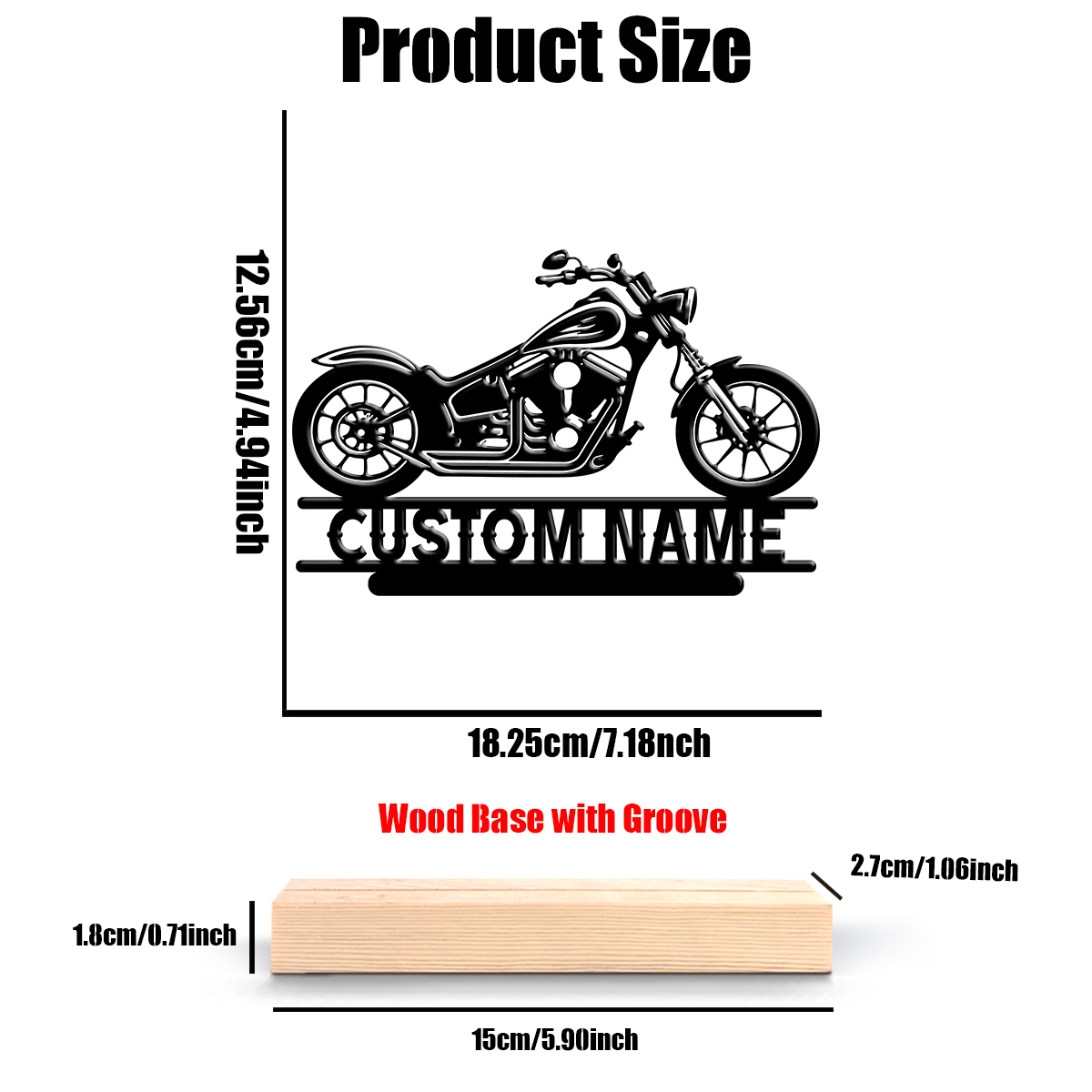 1Pc Csutom Name Road Motorbike - Home Decor Unique 리뷰 및 가격