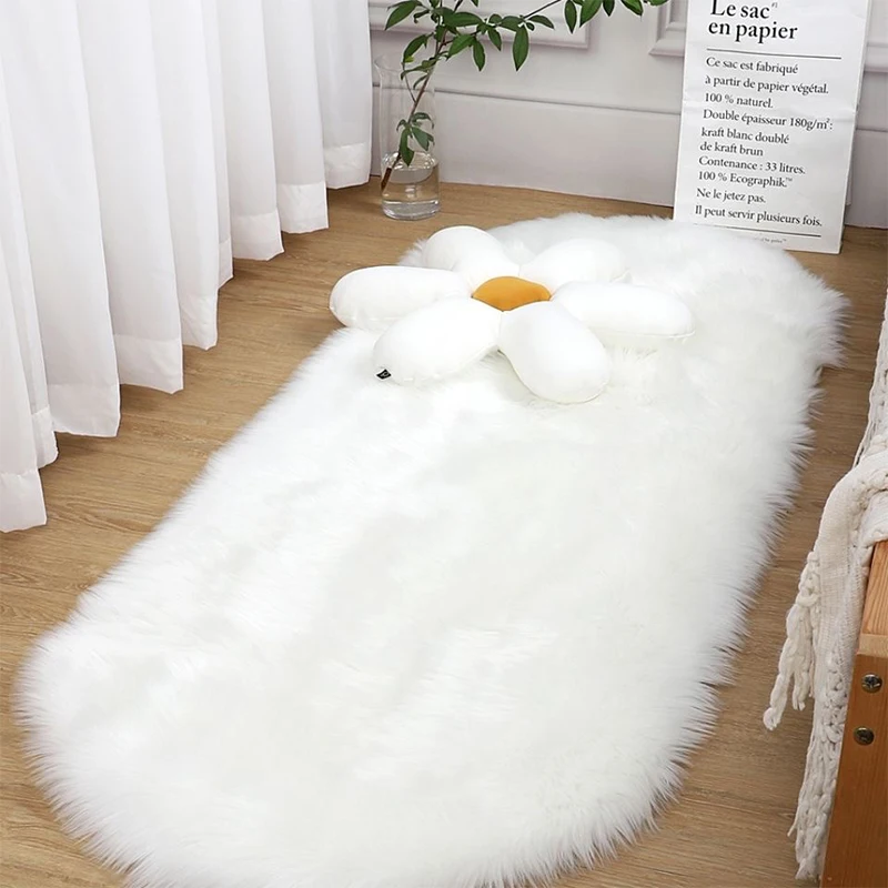Luxury Faux Fur Rug Large Soft - Cowhide Rug Faux 리뷰 및 가격
