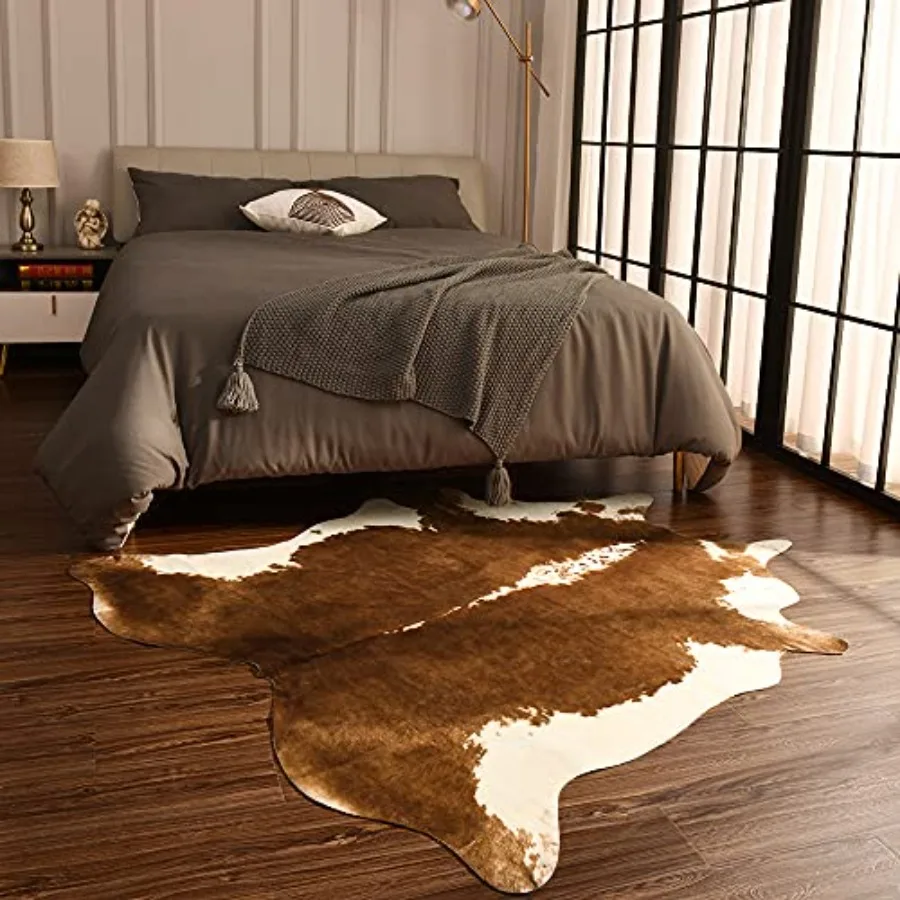 Premium Faux Cowhide Rug, Cow  - Cowhide Rug Faux 리뷰 및 가격